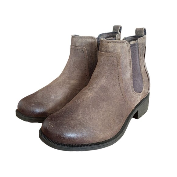 UGG Australia Bonham II Water Resistant Leather Boot Ankle Bootie 1095150 SZ 6.5 - Picture 1 of 11